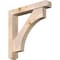 Ekena Millwork Westlake Craftsman Smooth Bracket w/ Offset Brace, Douglas Fir, 5 1/2"W x 32"D x 32"H BKT0604X32X32WTL04SDF - alternate 1